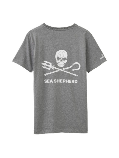 T-shirt Jolly Roger (gris)