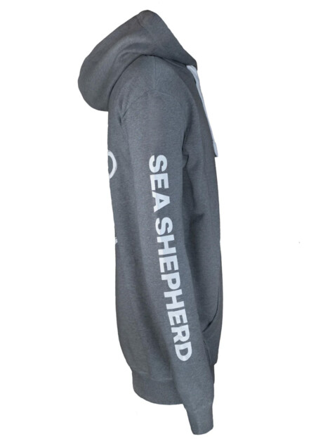 Unisexe Sweat à capuche Neptune's Navy (gris/blanc)