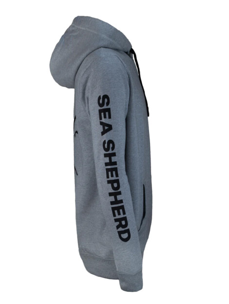 Unisexe Sweat à capuche Neptune's Navy (gris/noir)