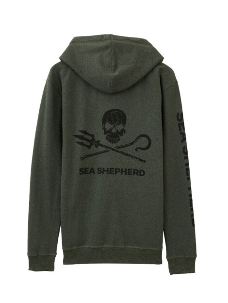 Sweat à capuche Jolly Roger (vert)
