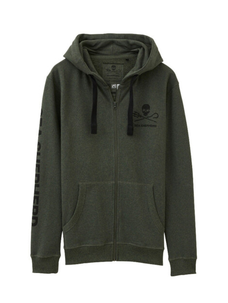 Sweat à capuche Jolly Roger (vert)